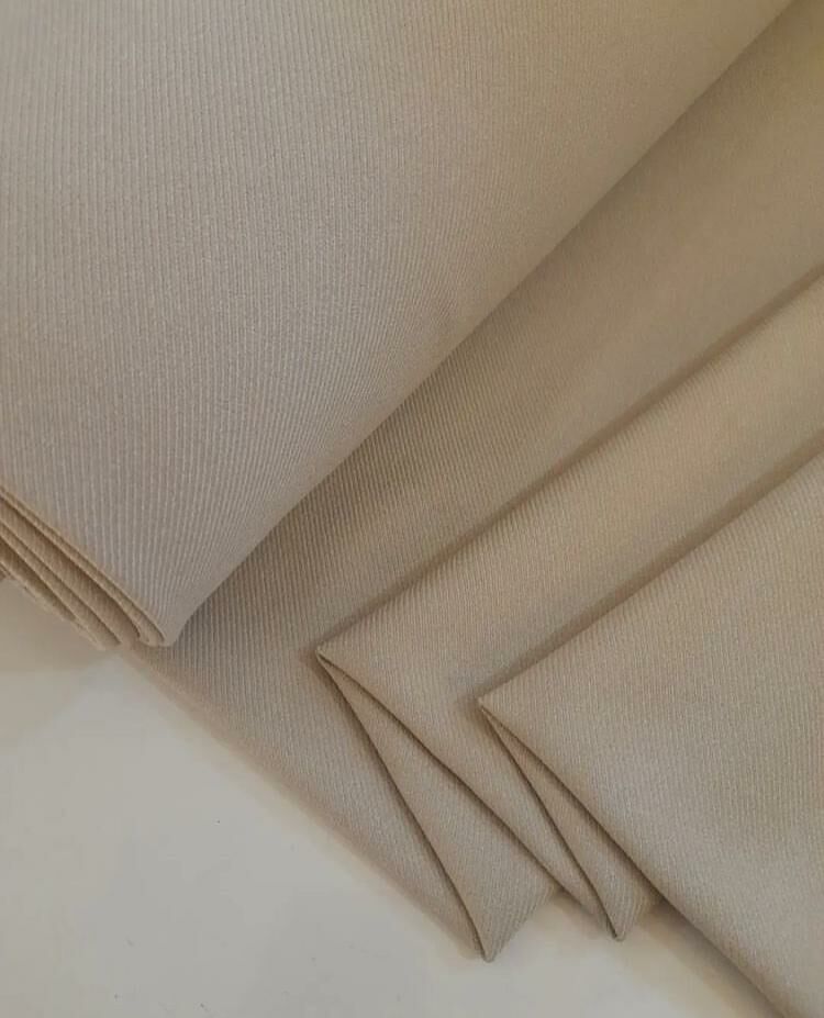 TAŞ RENGİ KIŞLIK YUMUŞAK DÖKÜMLÜ KUMAŞ
